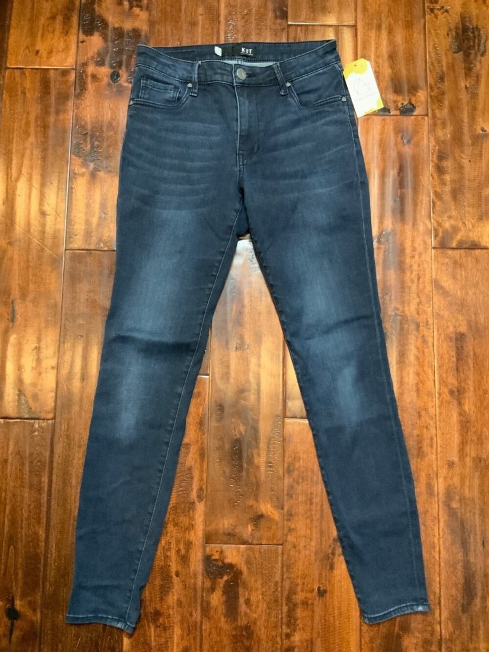 Kut From The Kloth Dark Wash Mia Toothpick Skinny Blue Jeans, Size 2